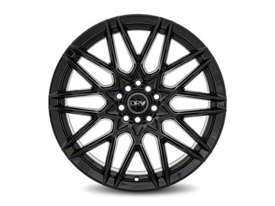Dynamic Racing Wheels D17 Gloss Black Wheel; 18x8 (15-23 Mustang EcoBoost w/o Performance Pack, V6)