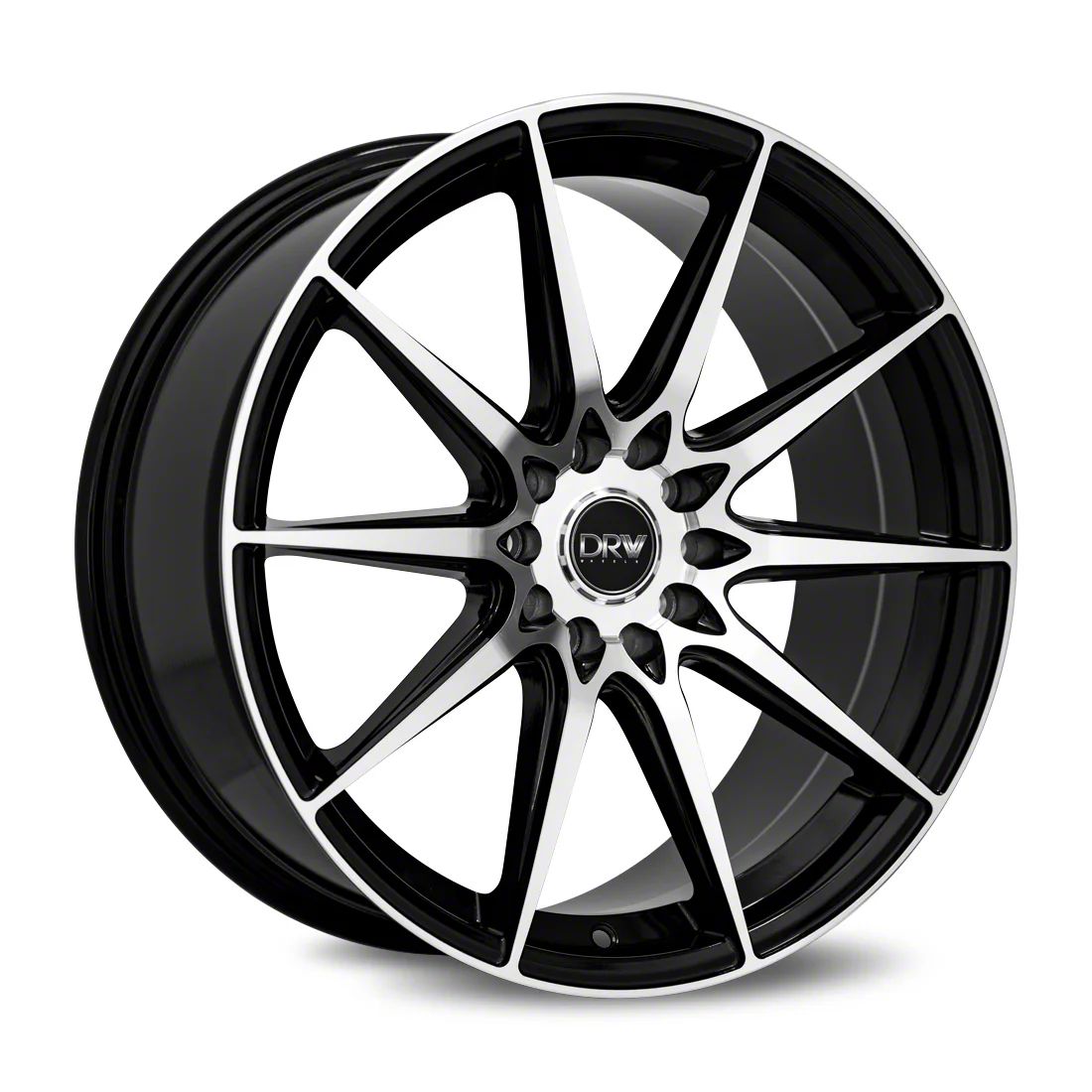 Dynamic Racing Wheels Mustang D19 Gloss Black Machined Wheel; 18x8 ...