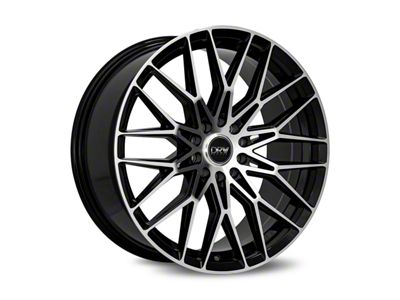 Dynamic Racing Wheels D21 Gloss Black Machined Wheel; 17x7.5; 38mm Offset (79-93 Mustang, Excluding Cobra)