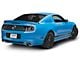 Rear Window Louvers; Textured Black (05-14 Mustang Coupe)