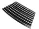 Rear Window Louvers; Textured Black (05-14 Mustang Coupe)