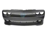 E3Tuning SRT Hellcat Style Front Bumper Conversion Kit; Unpainted (15-23 Challenger w/o Adaptive Cruise Control, Excluding Demon & Widebody)