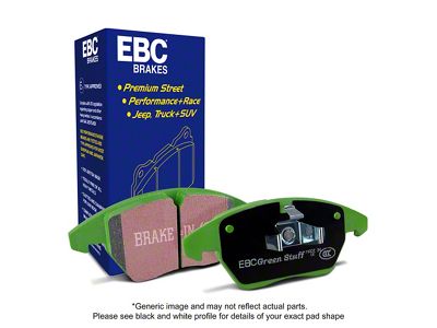 EBC Brakes Greenstuff 2000 Street Sport Organic Brake Pads; Rear Pair (10-15 Camaro LS, LT)