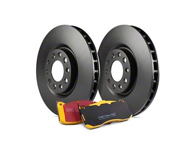 EBC Brakes Stage 13 Yellowstuff Brake Rotor and Pad Kit; Front (16-24 Camaro SS w/ 4-Piston Front Calipers)