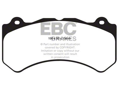 EBC Brakes Stage 4 Redstuff Brake Rotor and Pad Kit; Front (12-15 Camaro ZL1)