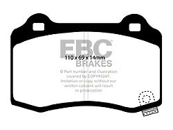 EBC Brakes Stage 4 Redstuff Brake Rotor and Pad Kit; Rear (10-15 Camaro SS; 12-24 Camaro ZL1)