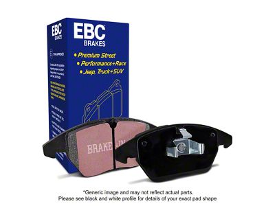 EBC Brakes Ultimax OEM Plus Organic Brake Pads; Front Pair (10-15 Camaro LS, LT)