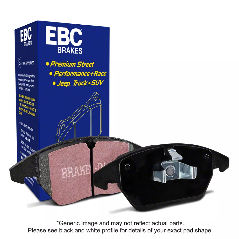 EBC Brakes Camaro Ultimax OEM Plus Organic Brake Pads; Rear Pair