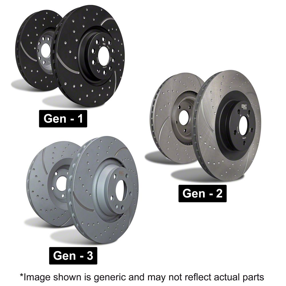 EBC GD7365 3GD Series Sport Dimpled And Slotted 1-Piece Front Brake Rotors - View #2