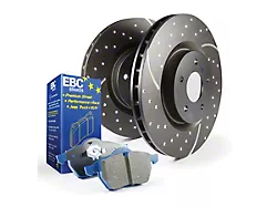 EBC Brakes Stage 6 Bluestuff Brake Rotor and Pad Kit; Front (12-23 3.6L Challenger w/ Vented Rear Rotors; 12-23 5.7L HEMI Challenger R/T)