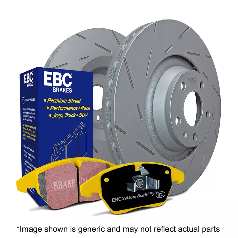 EBC Brakes Challenger Stage 9 Yellowstuff Brake Rotor and Pad Kit