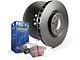 EBC Brakes Stage 1 Ultimax Brake Rotor and Pad Kit; Front (06-10 2.7L, 3.5L Charger SE; 06-10 Charger SXT w/ Solid Rear Rotors; 11-23 V6 Charger w/ Solid Rear Rotors)
