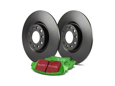 EBC Brakes Stage 11 Greenstuff 2000 Brake Rotor and Pad Kit; Rear (06-10 2.7L, 3.5L Charger SE; 06-10 Charger SXT w/ Solid Rear Rotors; 11-23 V6 Charger w/ Solid Rear Rotors)