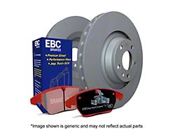 EBC Brakes Stage 12 Redstuff Brake Rotor and Pad Kit; Front (12-23 V6 Charger w/ Vented Rear Rotors; 12-23 5.7L HEMI Charger)