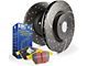 EBC Brakes Stage 5 Yellowstuff Brake Rotor and Pad Kit; Front (06-10 2.7L, 3.5L Charger SE; 06-10 Charger SXT w/ Solid Rear Rotors; 11-23 V6 Charger w/ Solid Rear Rotors)