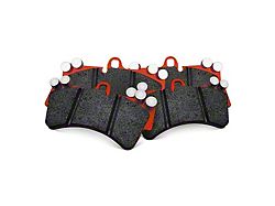 EBC Brakes Orangestuff Extra Duty Carbon Granular Brake Pads; Front Pair (09-13 Corvette C6 Z06 w/o Z07 Brake Package; 10-13 Corvette C6 Grand Sport)