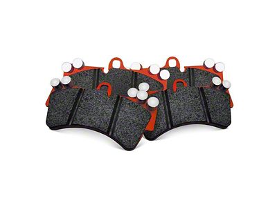 EBC Brakes Orangestuff Extra Duty Carbon Granular Brake Pads; Front Pair (09-13 Corvette C6 Z06 w/o Z07 Brake Package; 10-13 Corvette C6 Grand Sport)