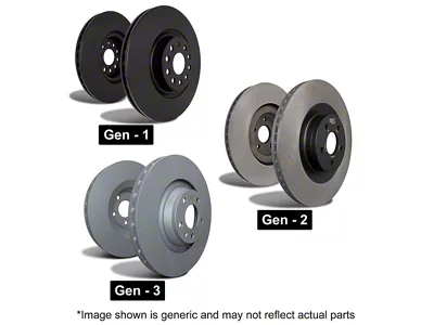 EBC Brakes RK Series Premium OE-Style Rotors; Front Pair (14-19 Corvette C7 Stingray w/ Standard JL9 Brake Package)