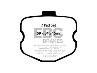 EBC Brakes Stage 4 Redstuff Brake Rotor and Pad Kit; Front (06-08 Corvette C6 Z06 w/o Z07 Brake Package)