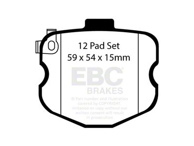 EBC Brakes Stage 4 Redstuff Brake Rotor and Pad Kit; Front (09-13 Corvette C6 Z06 w/o Z07 Brake Package; 10-13 Corvette C6 Grand Sport)
