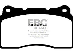 EBC Brakes Stage 4 Redstuff Brake Rotor and Pad Kit; Front (14-16 Corvette C7 Stingray w/ Standard JL9 Brake Package)