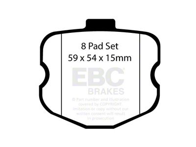 EBC Brakes Stage 4 Redstuff Brake Rotor and Pad Kit; Rear (06-08 Corvette C6 Z06)