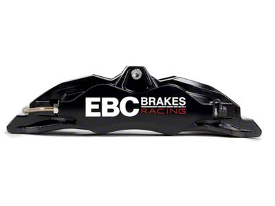 EBC Brakes Apollo-4 Front Brake Caliper for Big Brake Kits; Black; Passenger Side (05-14 Mustang GT w/o Performance Pack)