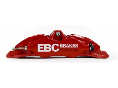 EBC Brakes Apollo-4 Front Brake Caliper for Big Brake Kits; Red; Passenger Side (05-14 Mustang GT w/o Performance Pack)