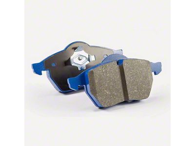 EBC Brakes Bluestuff NDX Fastest Street and Race High-Friction Metallic Brake Pads; Front Pair (15-23 Mustang GT w/o Performance Pack, EcoBoost w/ Performance Pack)