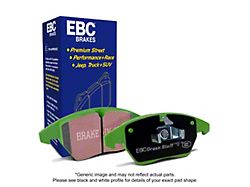 EBC Brakes Greenstuff 2000 Street Sport Organic Brake Pads; Rear Pair (83-93 2.3L, 3.8L Mustang; 83-86 5.0L Mustang)