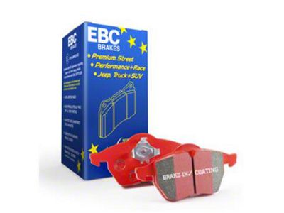 EBC Brakes Redstuff Premium Street Ceramic Brake Pads; Rear Pair (94-04 Mustang GT, V6)