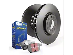 EBC Brakes Stage 1 Ultimax Brake Rotor and Pad Kit; Front (11-14 Mustang GT Brembo; 12-13 Mustang BOSS 302; 07-12 Mustang GT500)