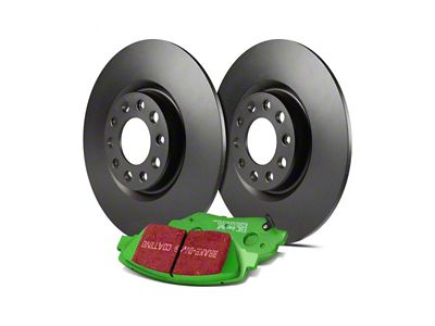 EBC Brakes Stage 11 Greenstuff 2000 Brake Rotor and Pad Kit; Rear (94-03 Mustang GT; 94-04 Mustang V6)
