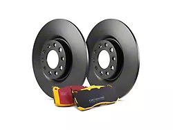 EBC Brakes Stage 13 Yellowstuff Brake Rotor and Pad Kit; Rear (15-23 Mustang EcoBoost w/o Performance Pack, V6)