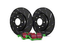 EBC Brakes Stage 2 Greenstuff 2000 Brake Rotor and Pad Kit; Front (15-23 Mustang GT w/o Performance Pack, EcoBoost w/ Performance Pack)