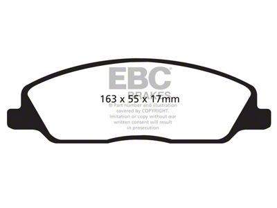 EBC Brakes Stage 4 Redstuff Brake Rotor and Pad Kit; Front (11-14 Mustang V6)