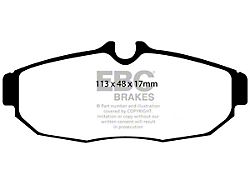 EBC Brakes Stage 4 Redstuff Brake Rotor and Pad Kit; Rear (05-10 Mustang GT, V6; 07-11 Mustang GT500)