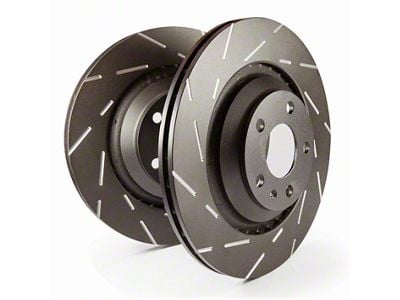 EBC Brakes USR Series Sport Slotted Rotors; Front Pair (15-23 Mustang GT w/ Performance Pack)