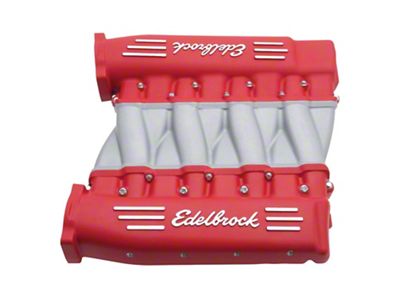 Edelbrock Cross-Ram Small Block LS3 Intake Manifold; Red (10-15 Camaro SS)