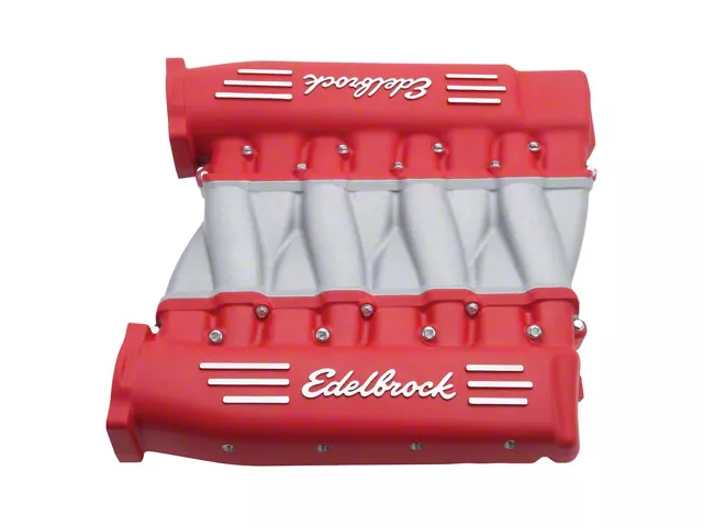 Edelbrock Cross-Ram Small Block LS3 Intake Manifold; Red (10-15 Camaro SS)