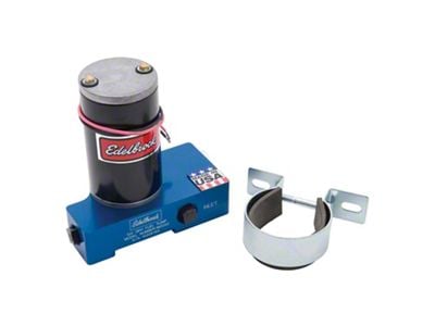 Edelbrock In-Line Blue Electric Fuel Pump; 120 GPH (Universal; Some Adaptation May Be Required)
