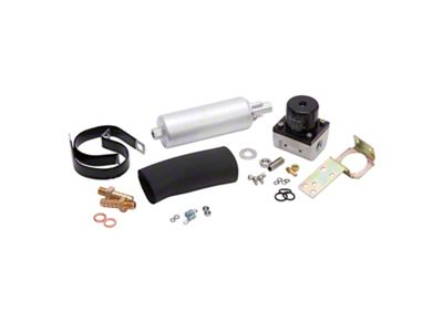 Edelbrock In-Line Fuel Pump and Regulator Kit; 67 GPH (Universal; Some Adaptation May Be Required)