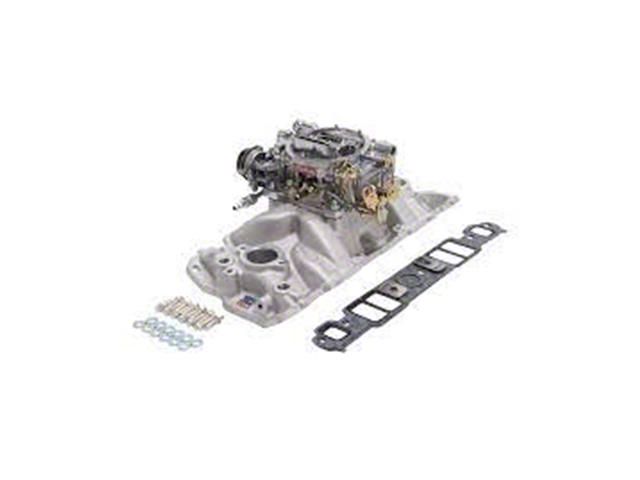 Edelbrock RPM Air-Gap Series Single-Quad Intake Manifold and Carburetor Kit for Big-Block Chevy Rectangular Port (14-15 Camaro Z/28)
