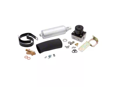 Edelbrock In-Line Fuel Pump and Regulator Kit; 67 GPH (Universal; Some Adaptation May Be Required)