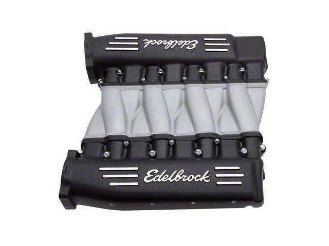 Edelbrock Cross-Ram Small Block LS3 Intake Manifold; Black (08-13 6.2L Corvette C6, Excluding ZR1)