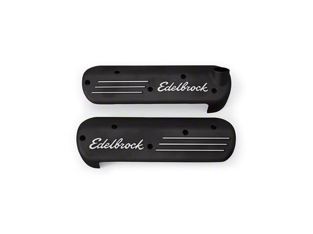 Edelbrock LS Series Coil Covers; Black (99-04 Corvette C5)