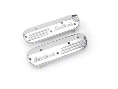 Edelbrock LS Series Coil Covers; Polished (99-04 Corvette C5)