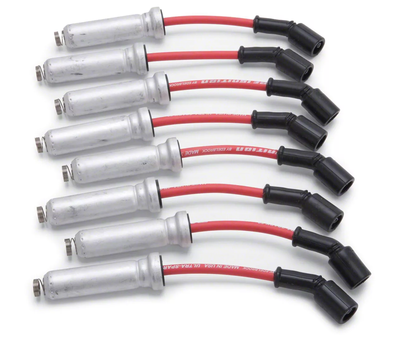 Edelbrock Corvette MaxFire High Performance Spark Plug Wires; Red