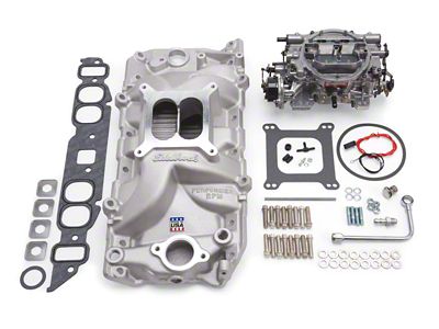 Edelbrock Performer RPM Series Single-Quad Intake Manifold and Carburetor Kit for Big-Block Chevy Oval Port (06-13 Corvette C6 Z06)