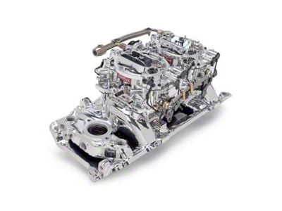 Edelbrock RPM Air-Gap Series Dual-Quad Intake Manifold and Carburetor Kit for Big-Block Chevy Oval Port (06-13 Corvette C6 Z06)